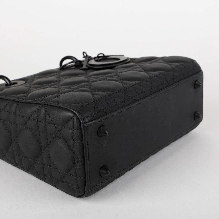 Small My ABCDior Lady, So Black Lambskin 11552