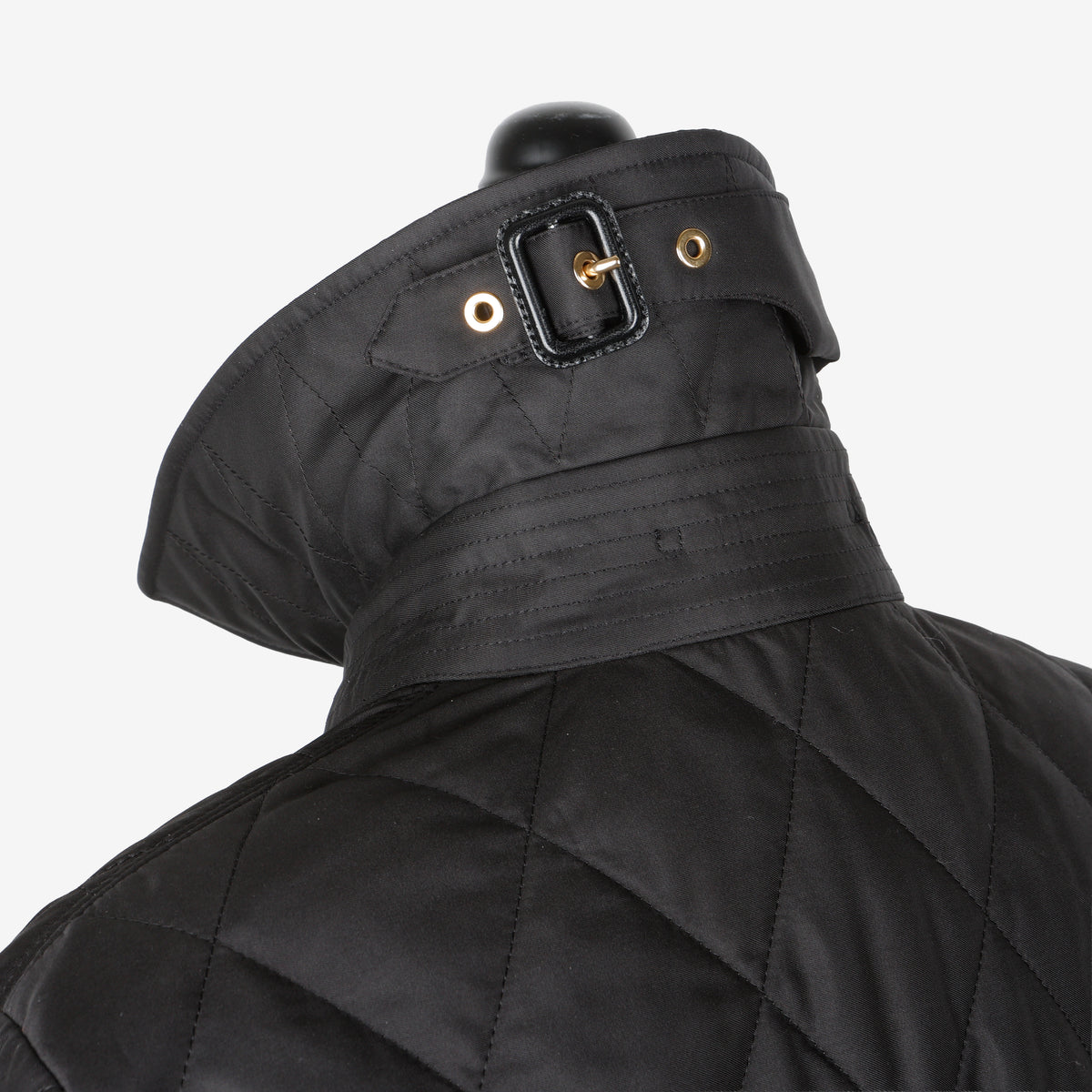 Quilted Barn Jacket, Black Size: L