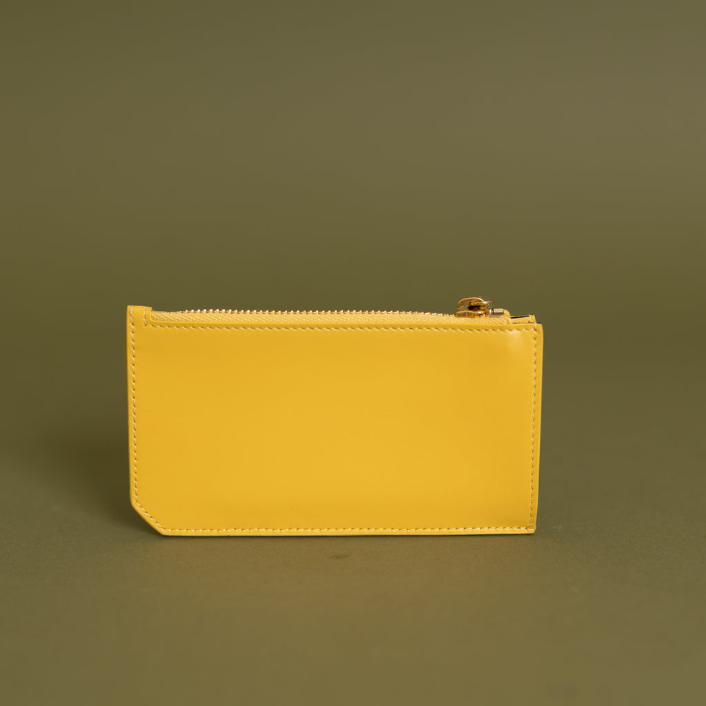 Zip Fragments Card Holder, Yellow 9378