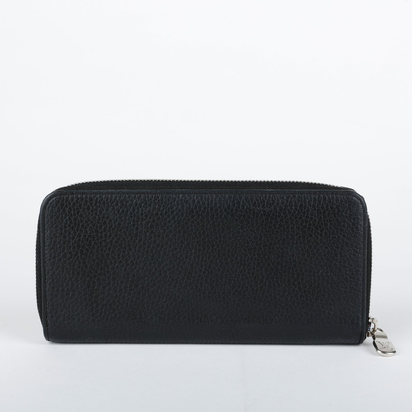 Long Zippy Wallet, Black Leather