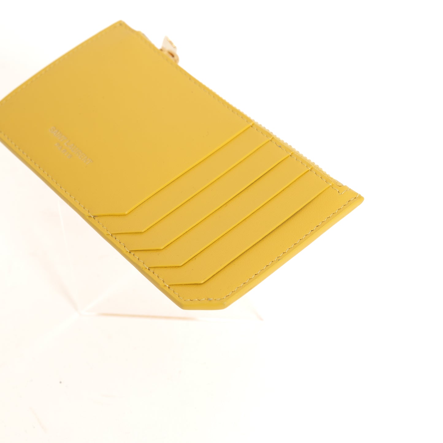 Fragments Calfskin Yellow Card Holder 7609