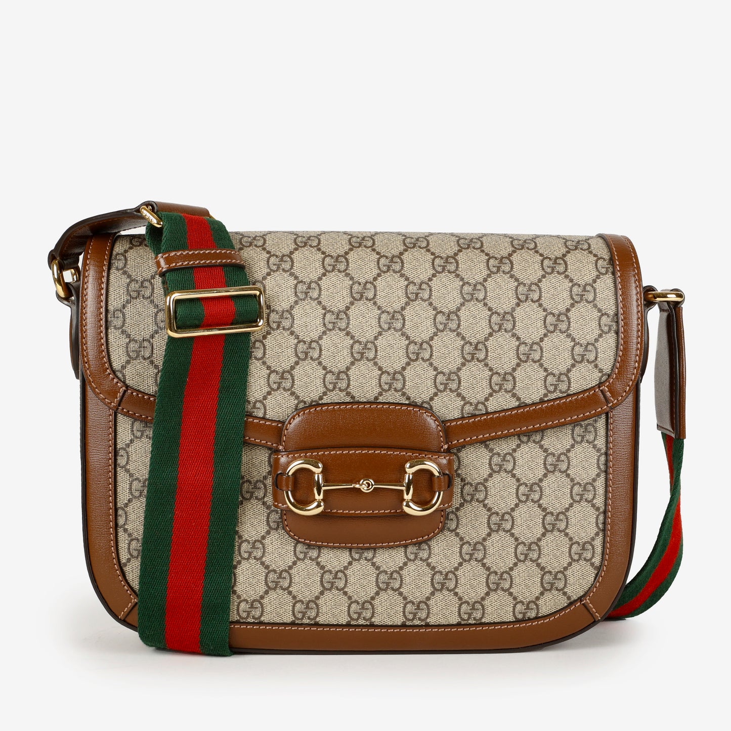 Large 1955 Horsebit, Ophidia Coated Canvas