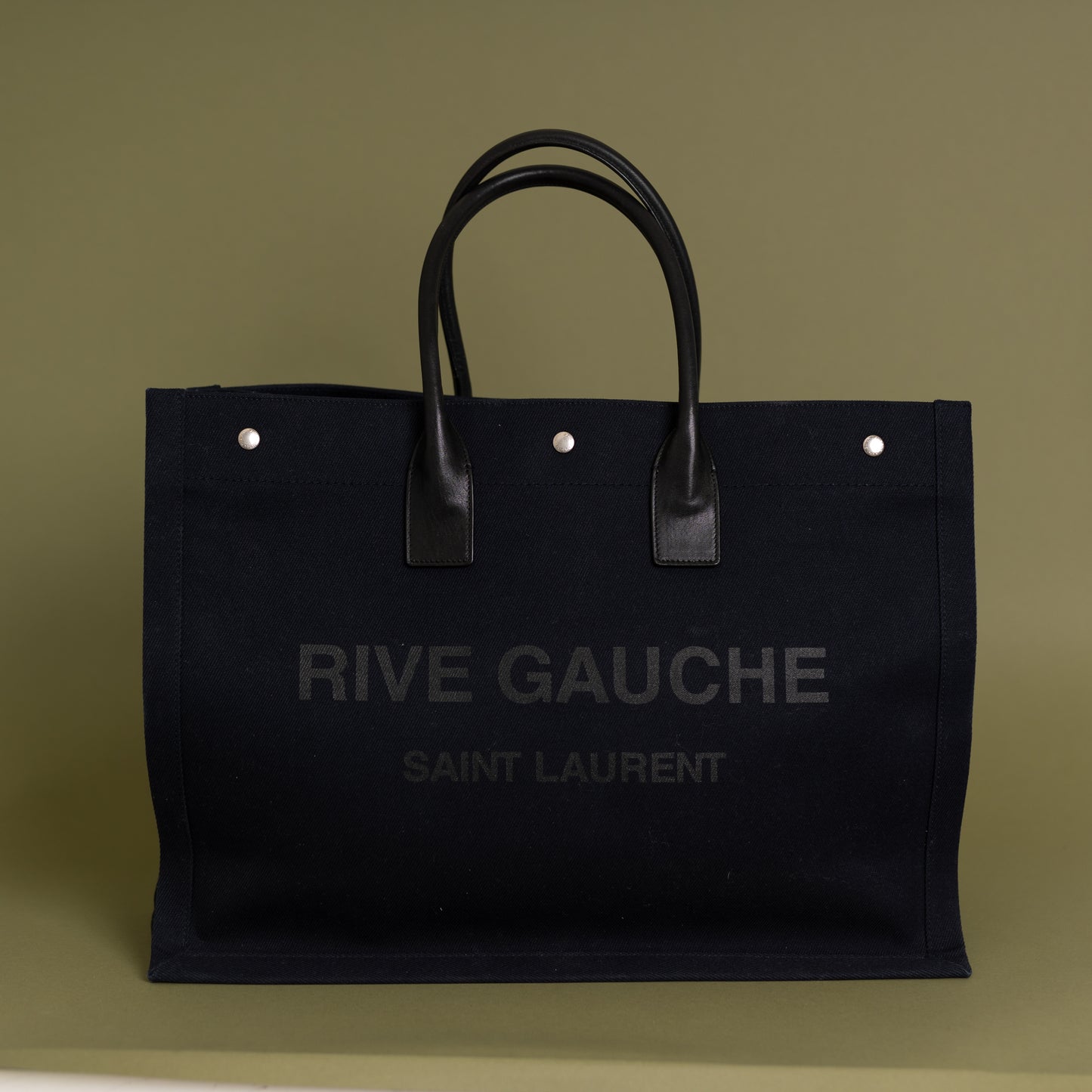 Rive Gauche Tote, Navy Blue 8543