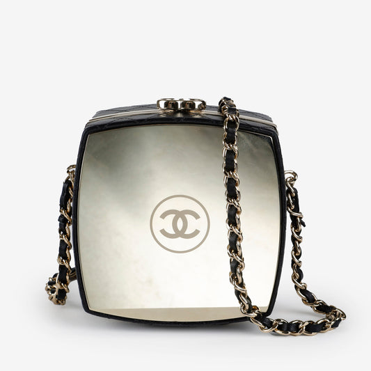 Black Makeup Minaudiere