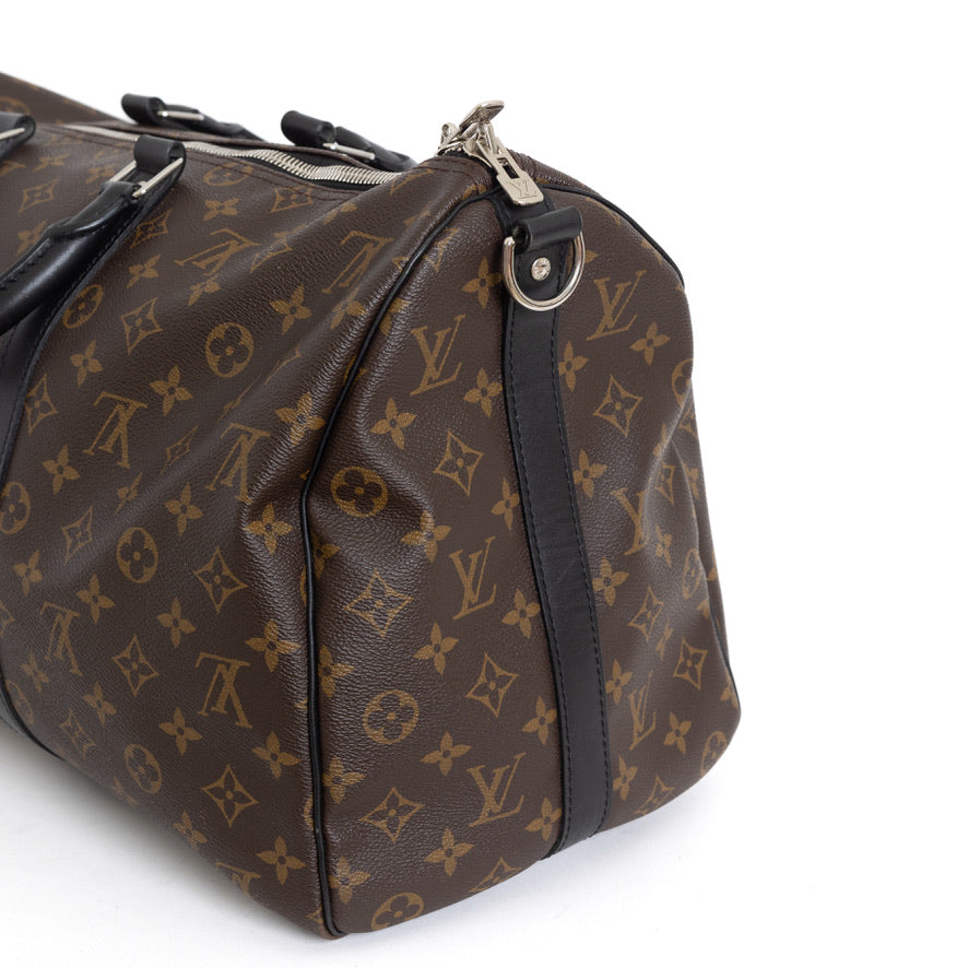 Keepall Bandouliere 45 Macassar Monogram Canvas 7697