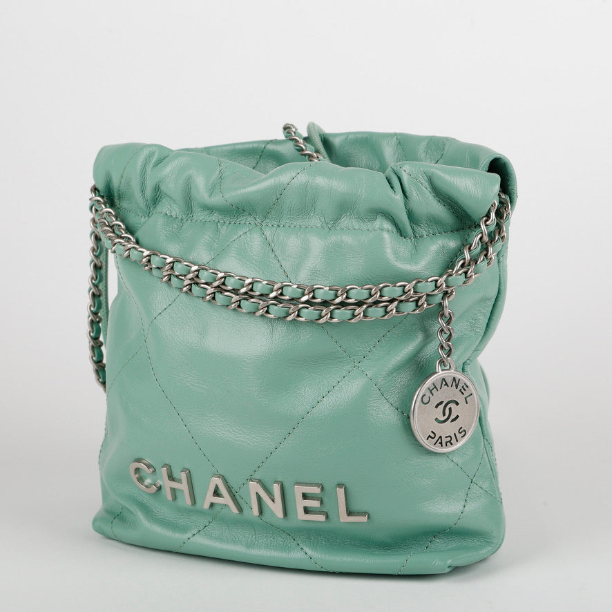 Mini 22, Mint Lambskin
