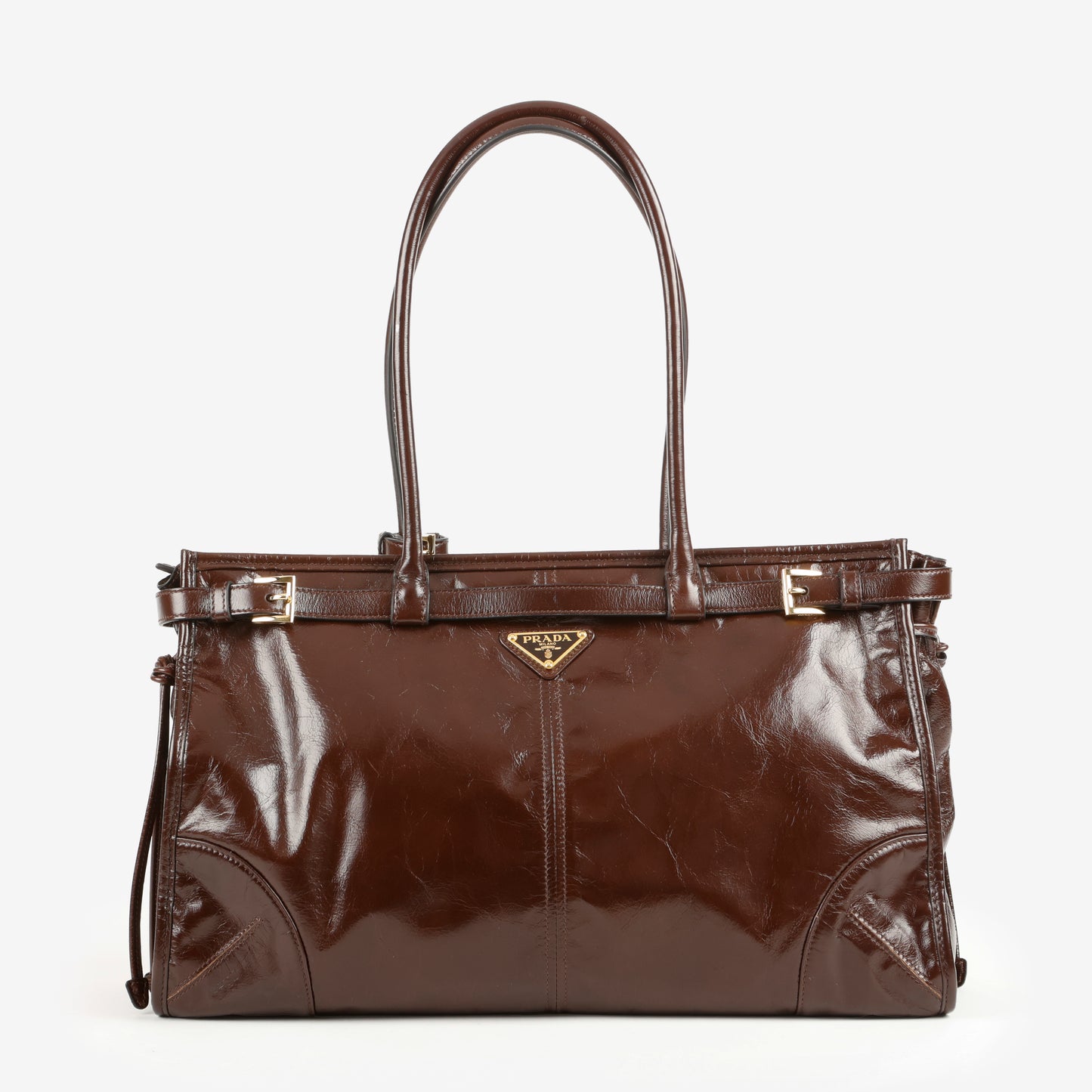 Large Bonnie, Brown Calfskin
