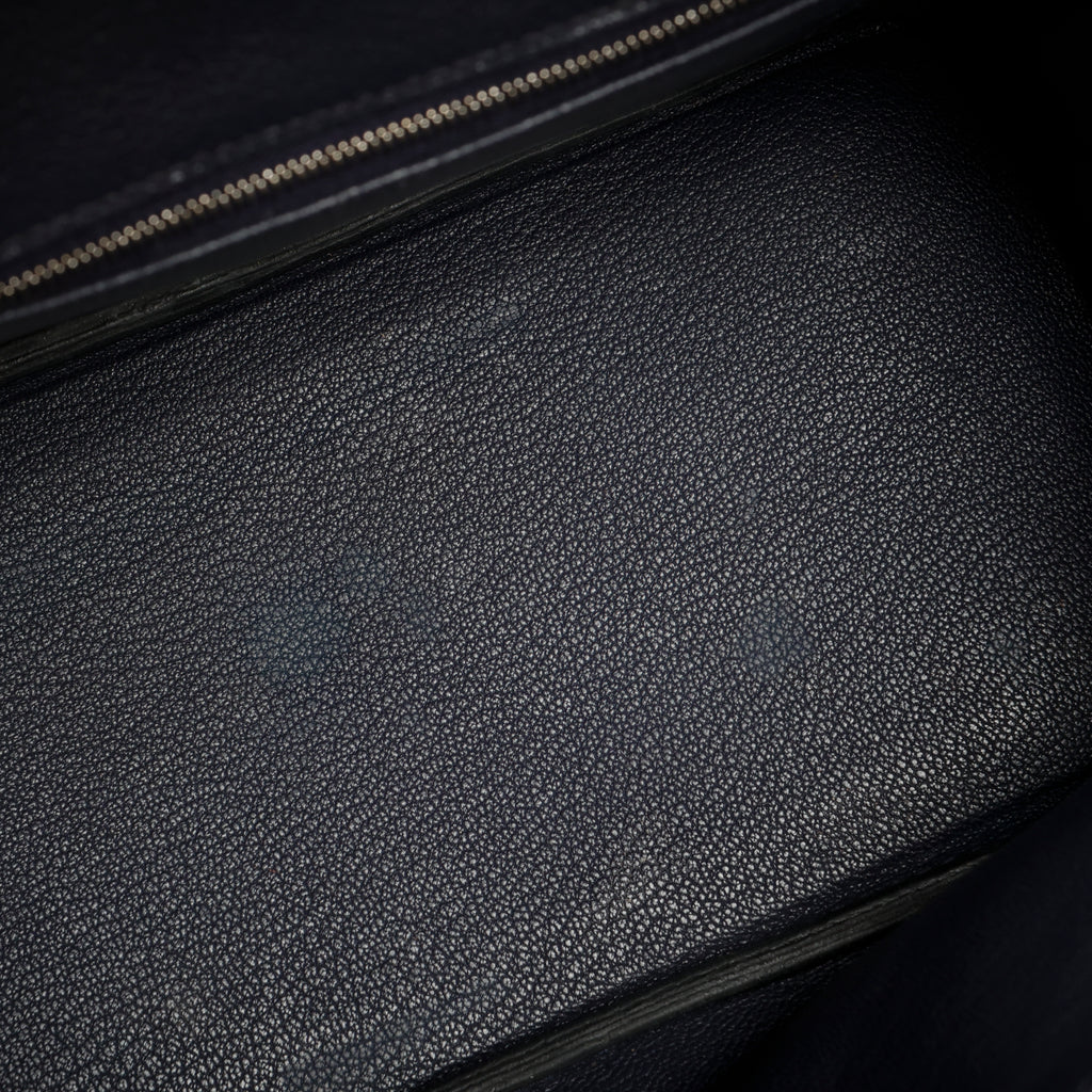 Birkin 25 Bleu Baltique Niloticus Crocodile and Bleu Nuit Togo Touch Palladium Hardware
