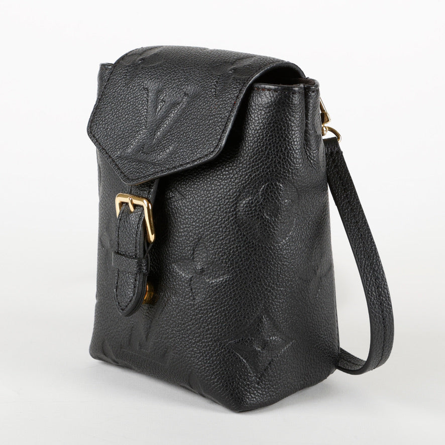 Mini Giant Monogram Backpack, Black Empreinte