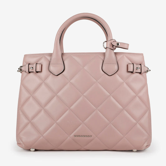Medium Banner Tote, Lilac Purple