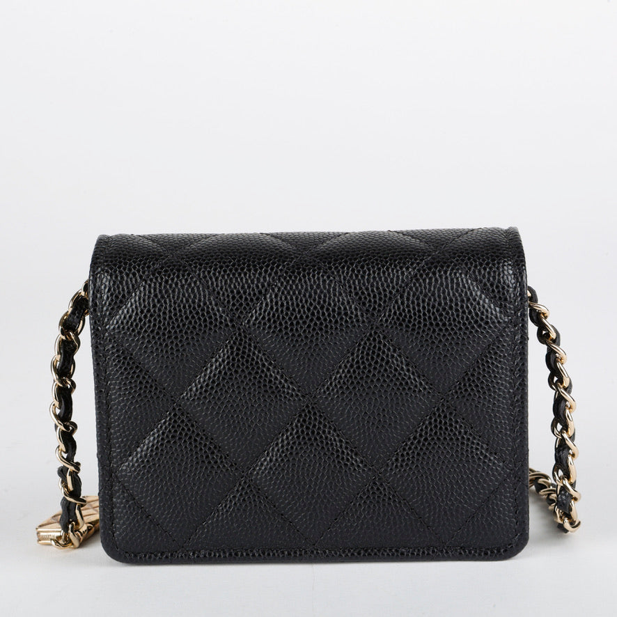 Caviar Charms Card Holder on Chain