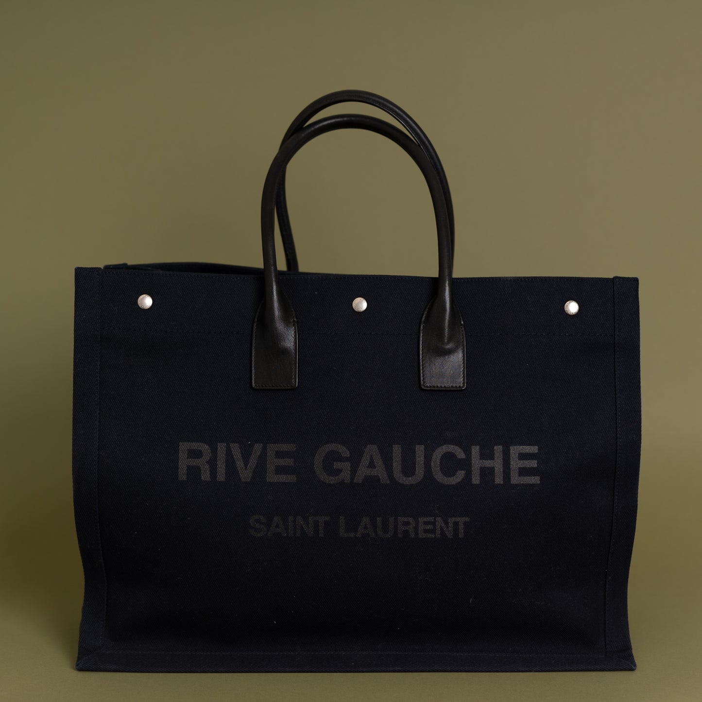 Rive Gauche Tote, Navy Blue 8543