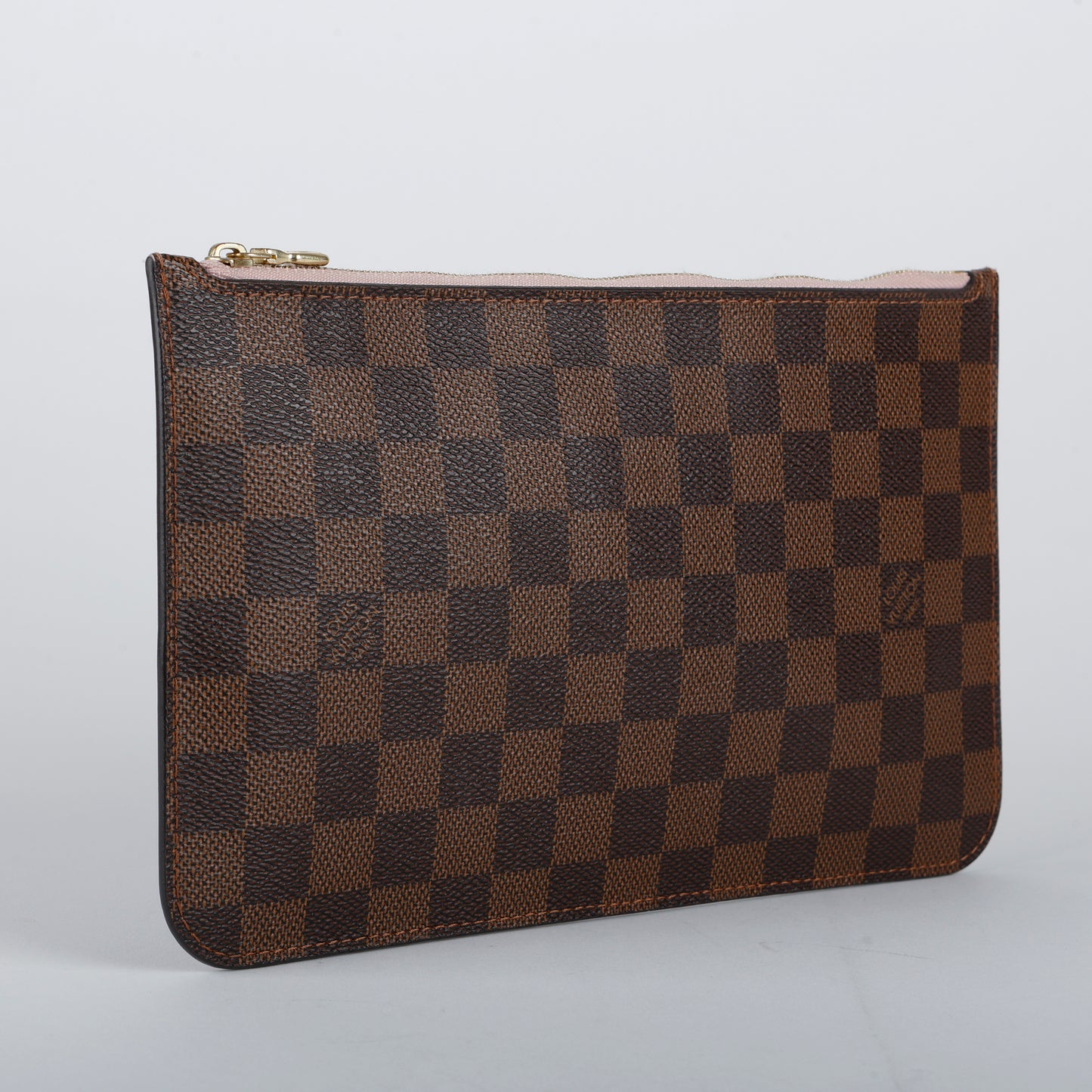 Pochette Wristlet, Damier Ebene Rose