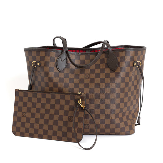 Neverfull MM, Damier Ebene (Wristlet) 7343