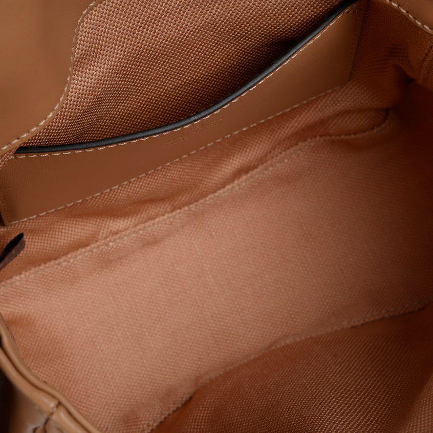 Brown Marmont Shoulder Bag with Chain