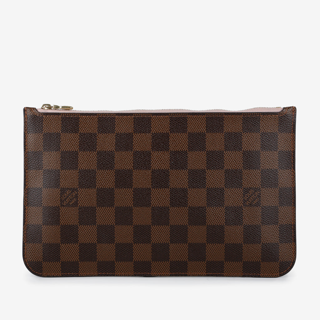 Pochette Wristlet, Damier Ebene Rose