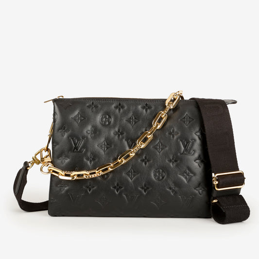 Coussin PM Black Lambskin