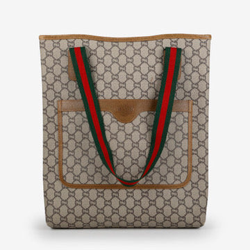 Vintage GG Plus Tote, Coated Canvas