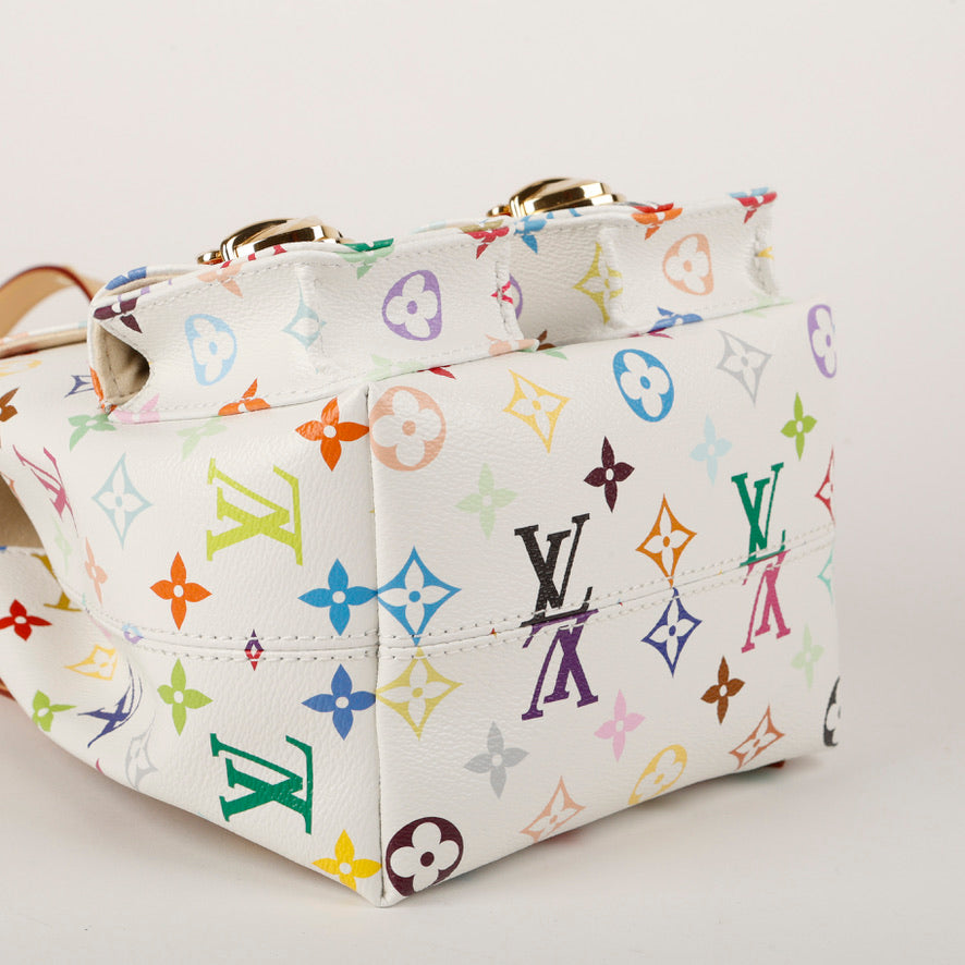 LV x TM Venice Backpack, White Multicolor