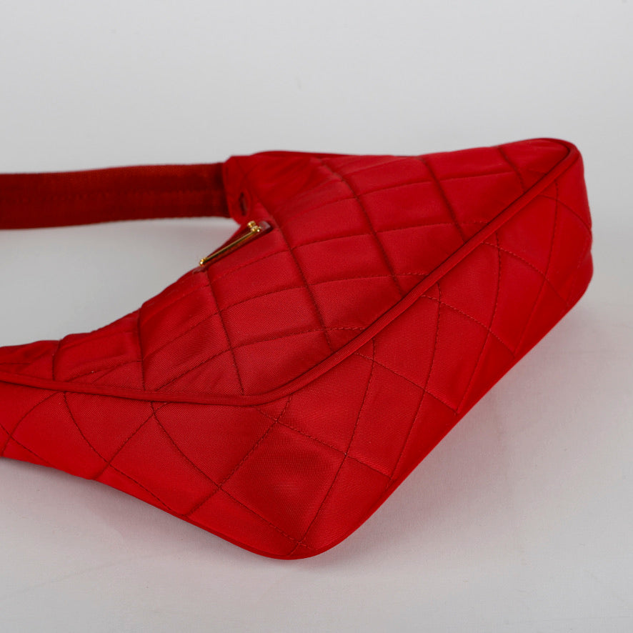 Re-Nylon Re-Edition, Quilted Cherry Nylon