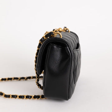 Chanel Seasonal Mini Flap, Black Pearl Top Handle