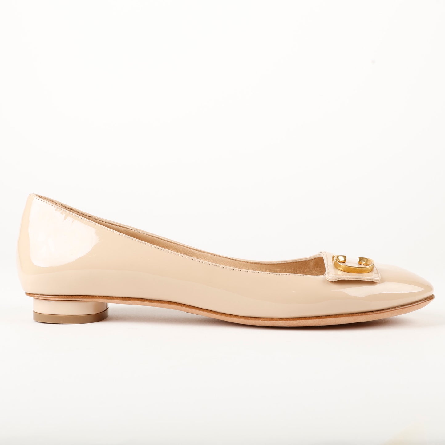 Nude Ballet Flats C'est Patent Leather (38.5)