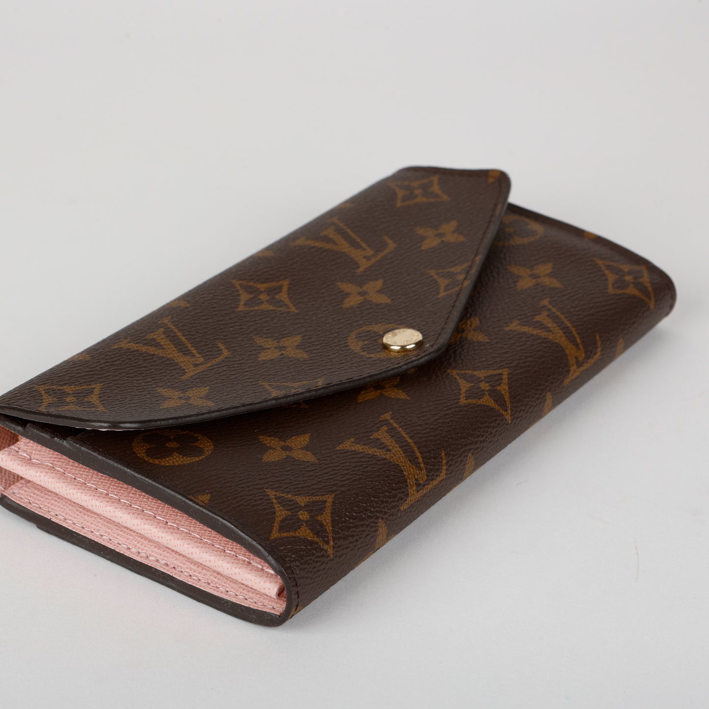 Sarah Wallet, Monogram Rose Ballerine
