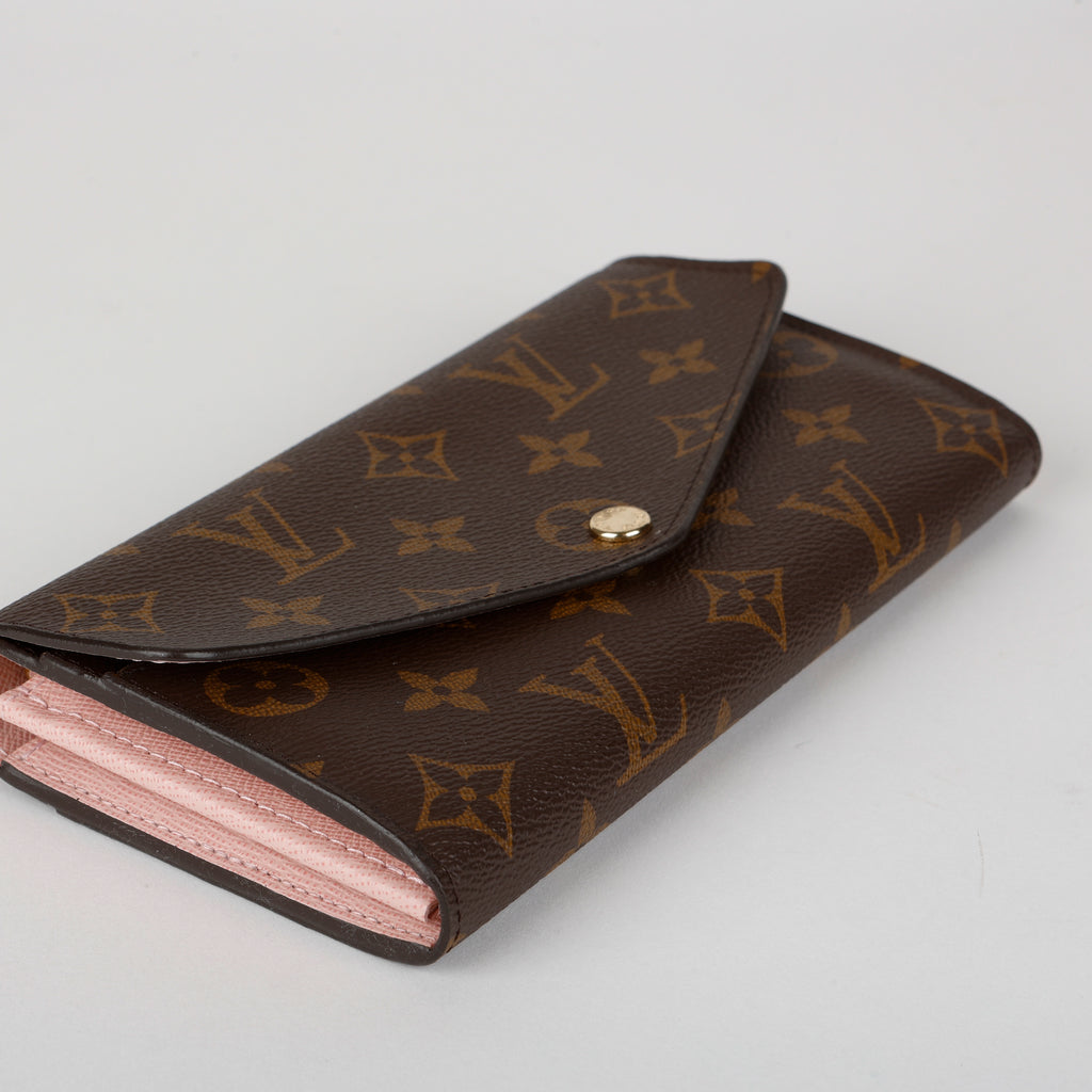 Sarah Wallet, Monogram Rose Ballerine