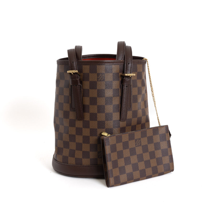 Marais Bucket PM, Damier Ebene SP1020