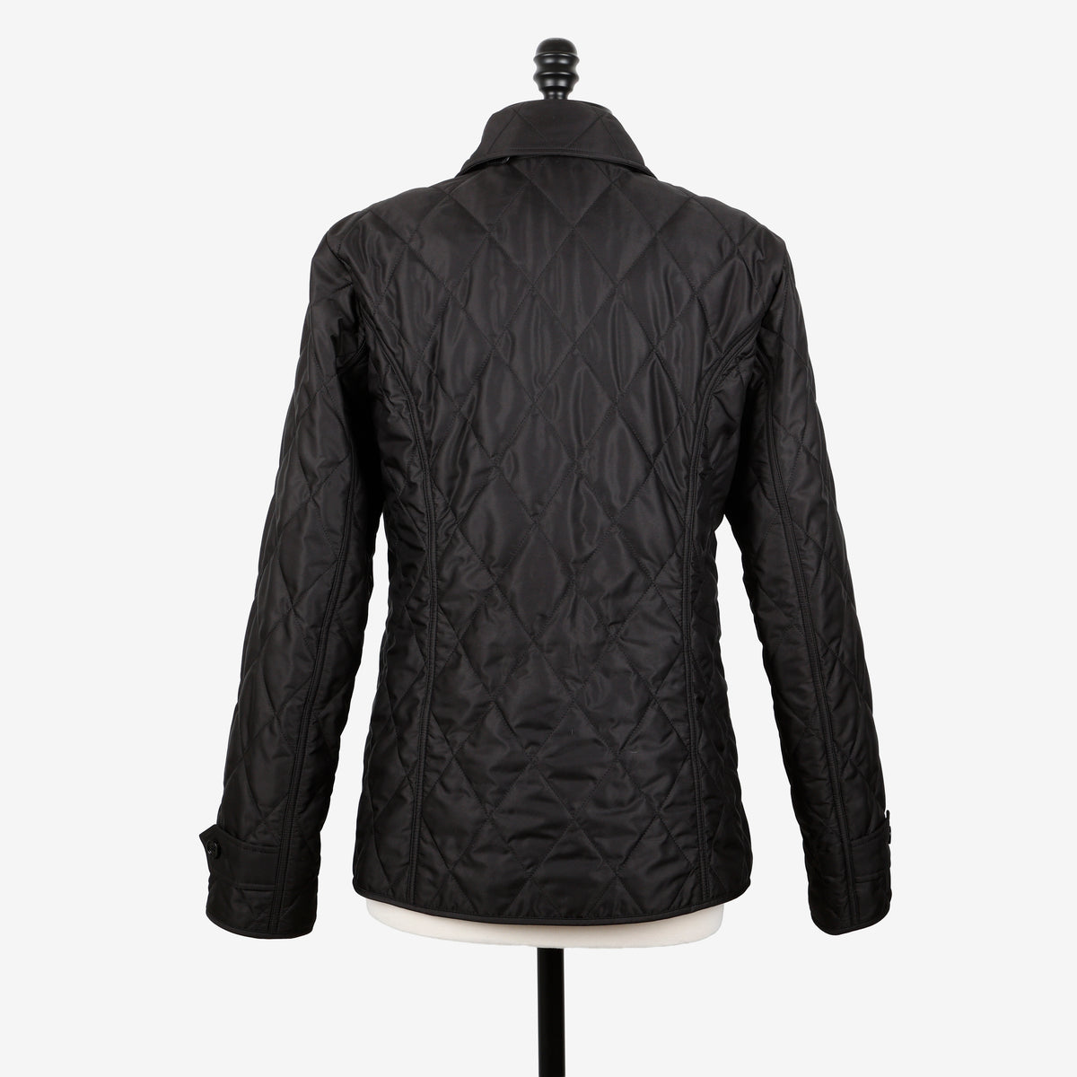 Quilted Barn Jacket, Black Size: L