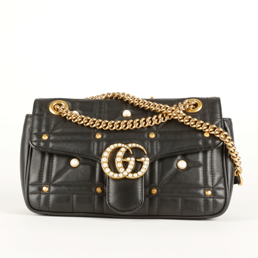 Pearl GG Marmont Camera Bag, Black 10192