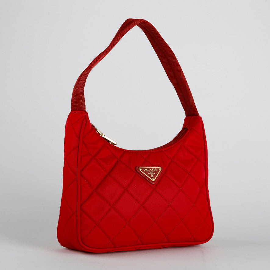 Re-Nylon Re-Edition, Quilted Cherry Nylon