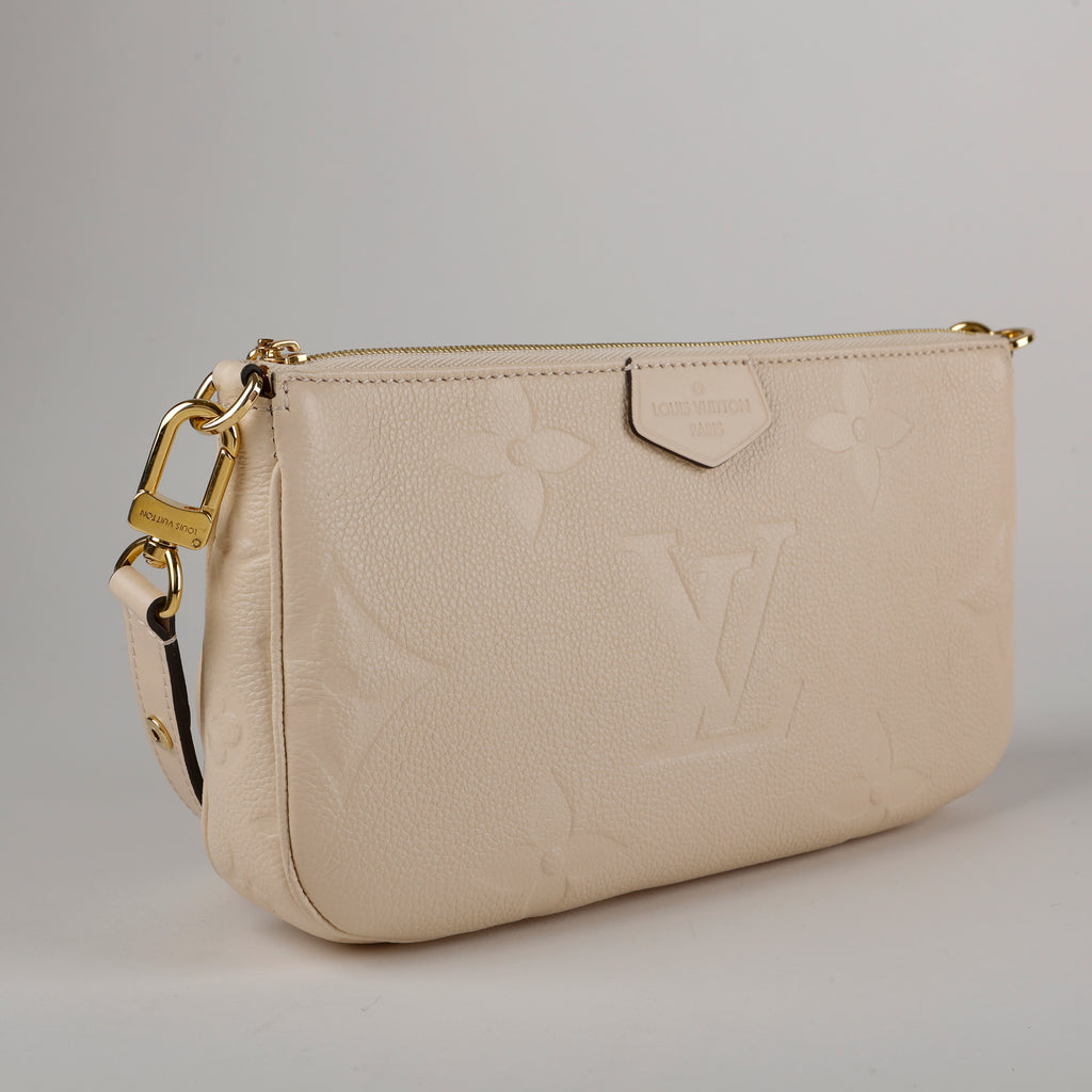 Multi Pochette Accessories, Cream Empreinte