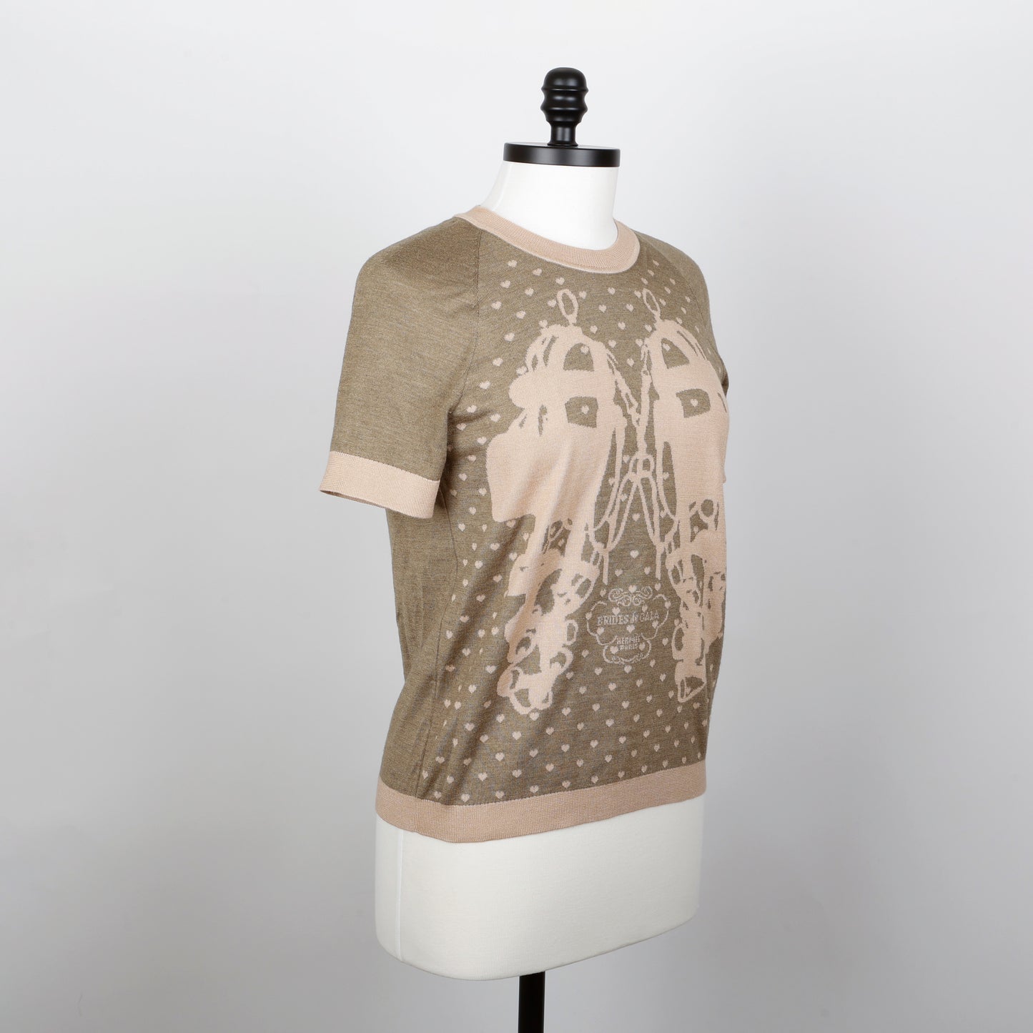 Brides De Gala Short Sleeve Cashmere Sweater