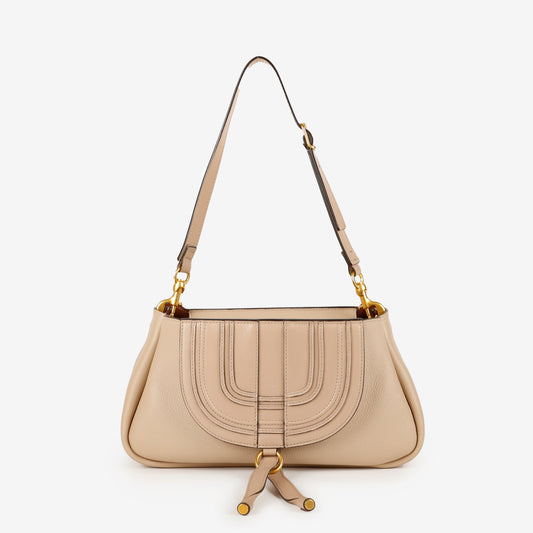 Small Marcie Shoulder Bag, Nomad Beige 10724