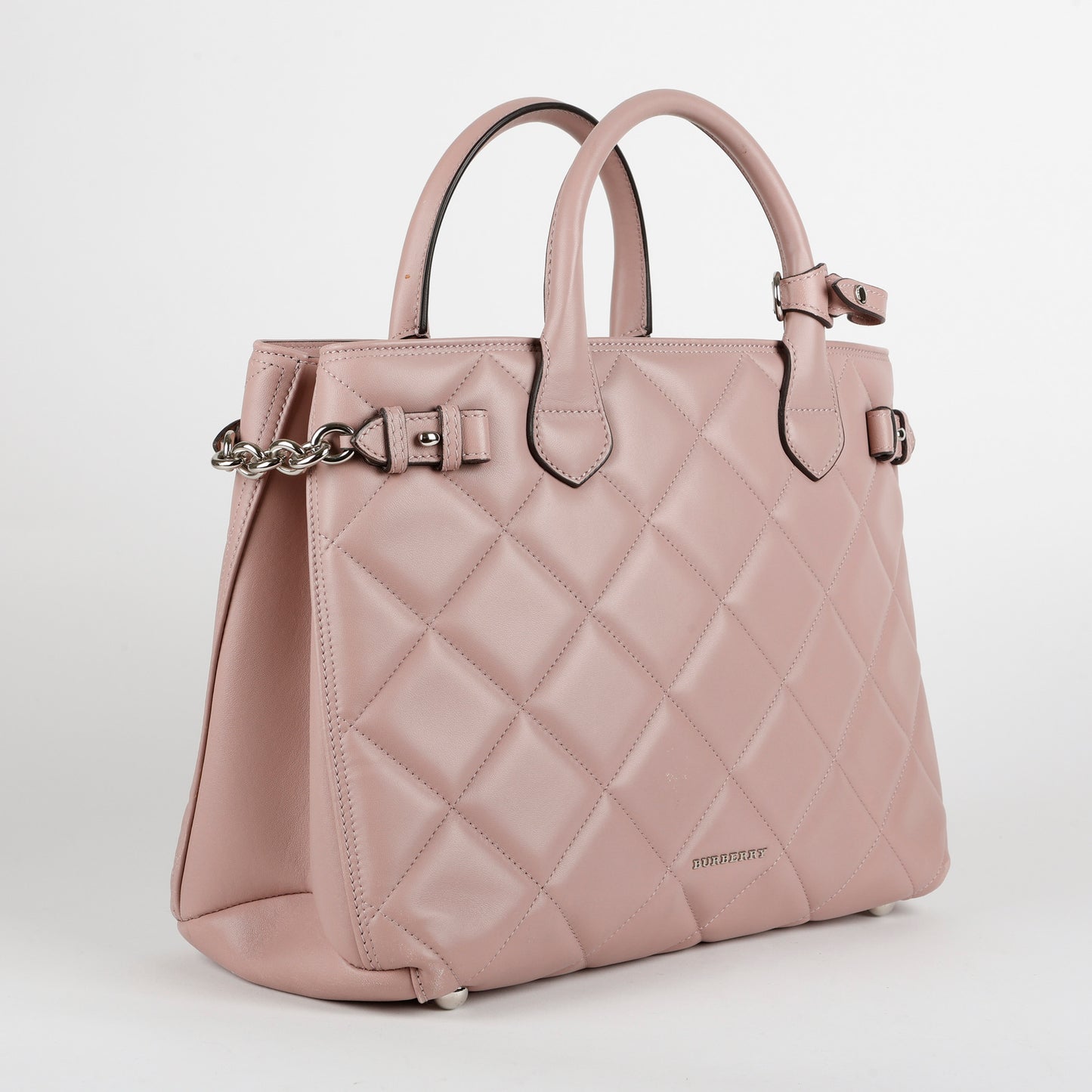 Medium Banner Tote, Lilac Purple