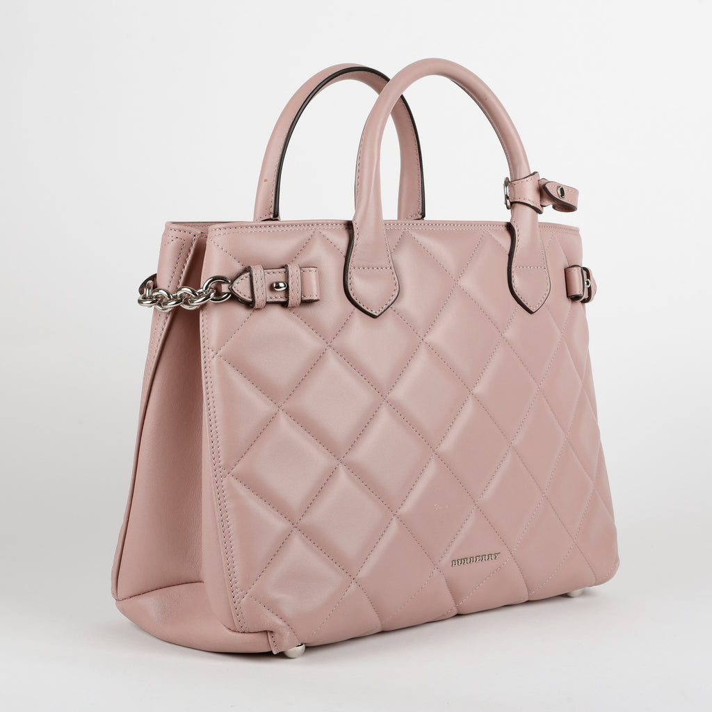 Medium Banner Tote, Lilac Purple