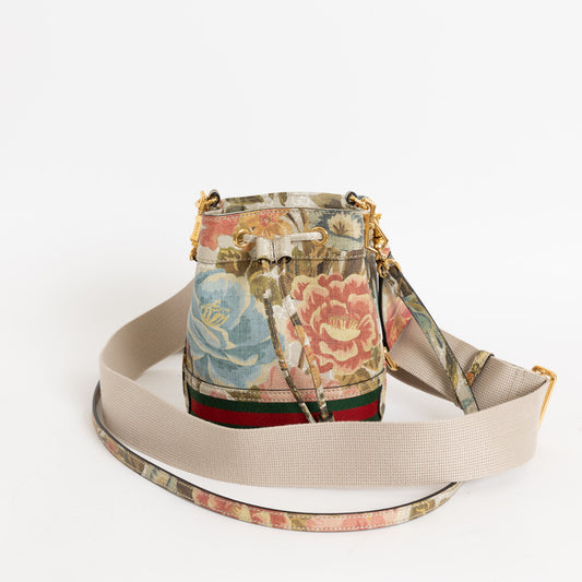 Small Florial Ophidia Bucket Bag