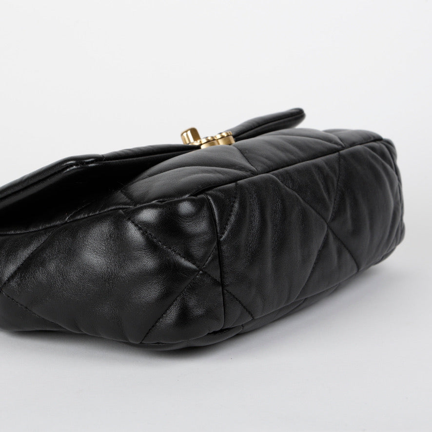 Small 19, Black Lambskin