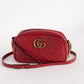 Gucci Small Marmont Camera Bag, Red 4982