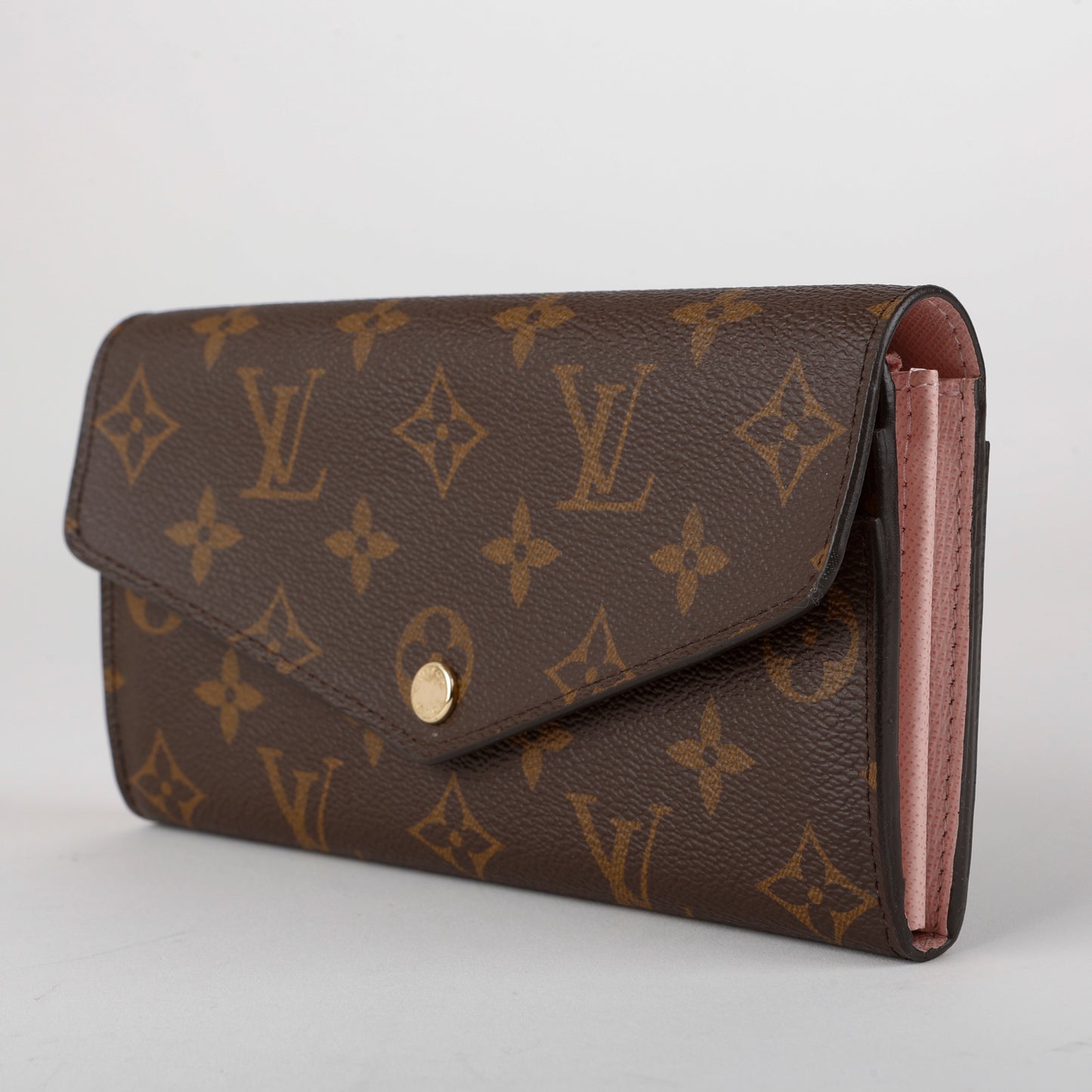 Sarah Wallet, Monogram Rose Ballerine