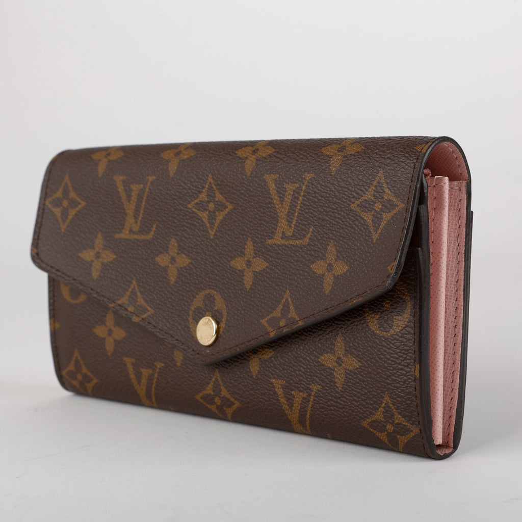 Sarah Wallet, Monogram Rose Ballerine