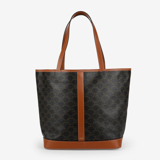 Medium Cabas Tote Triomphe Coated Canvas