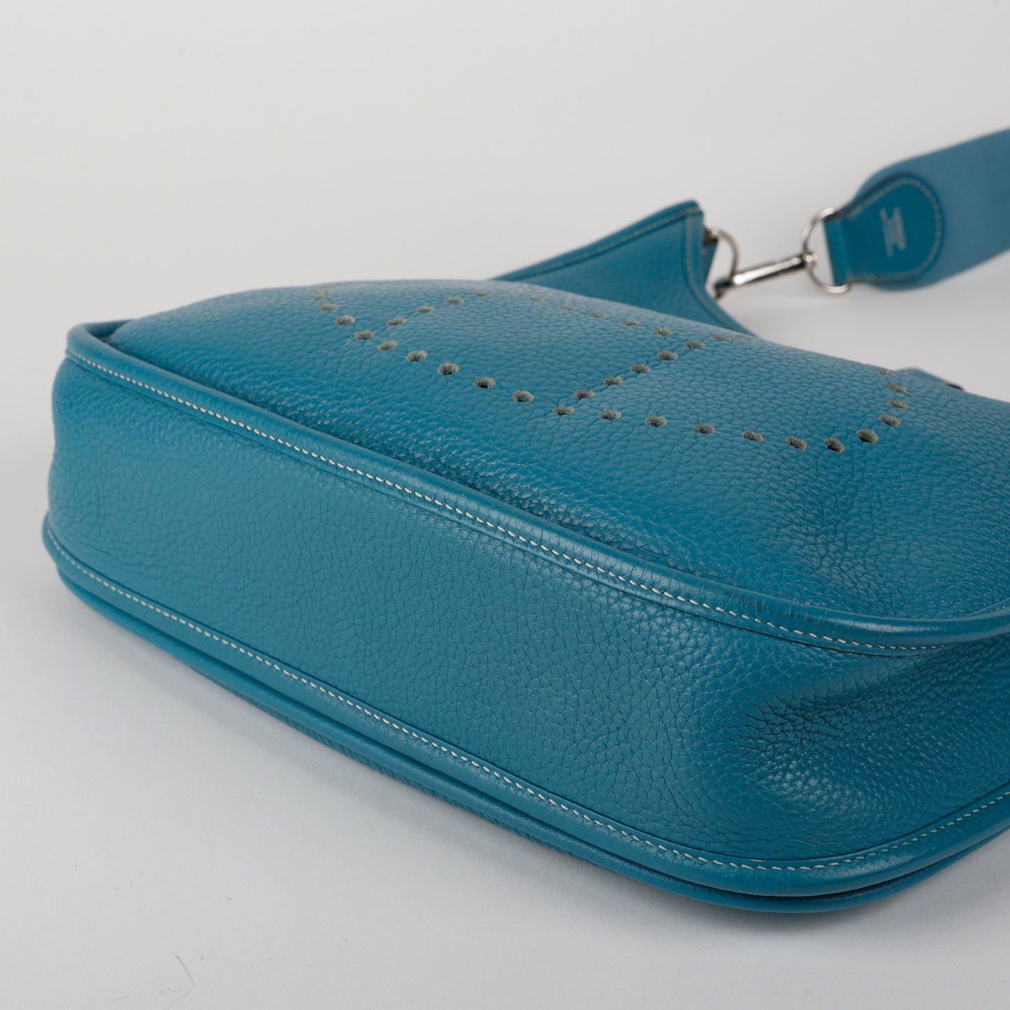 Evelyne PM, Blue Jean Clemence Palladium Hardware