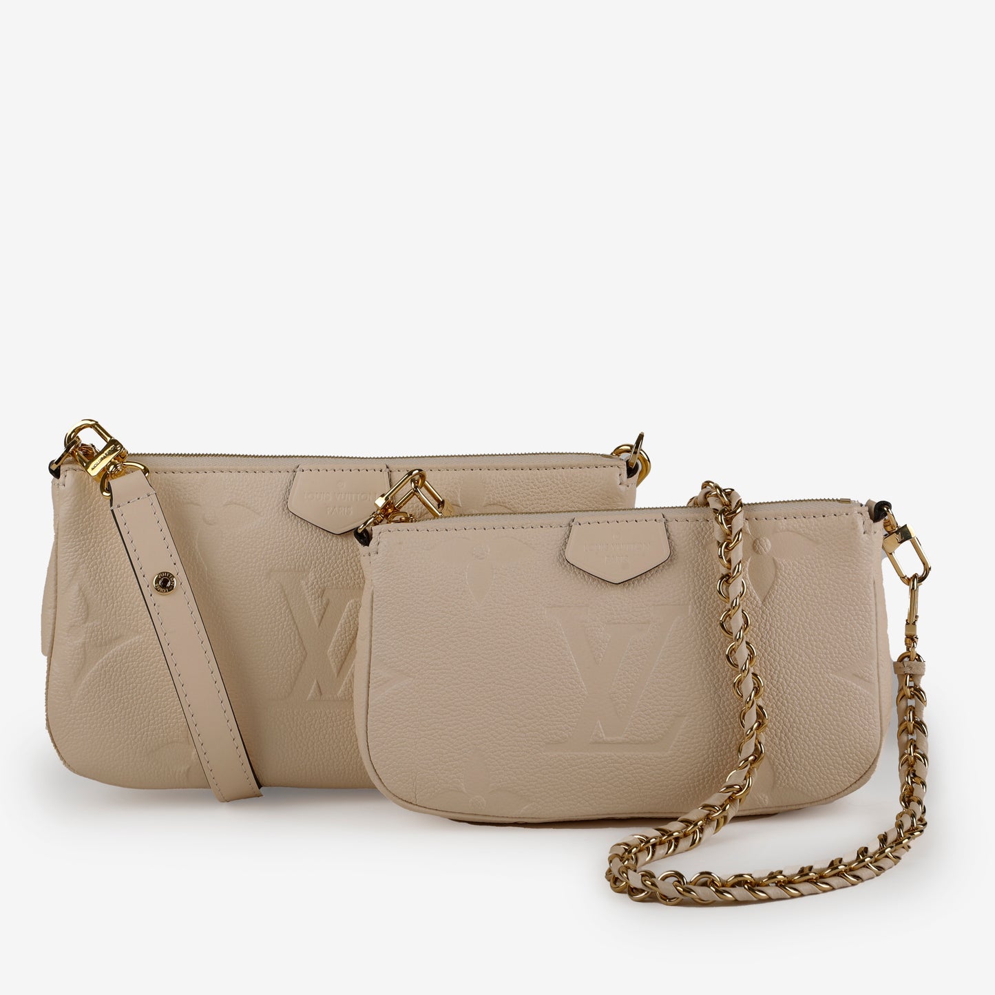 Multi Pochette Accessories, Cream Empreinte