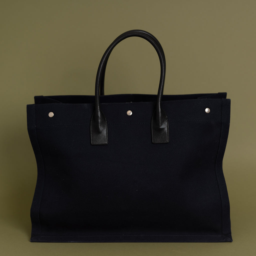 Rive Gauche Tote, Navy Blue 8543