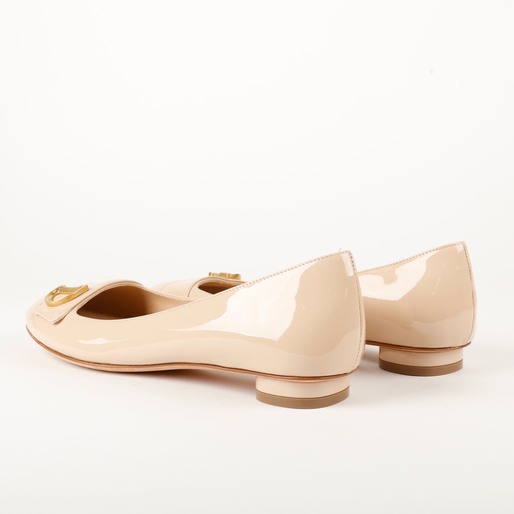 Nude Ballet Flats C'est Patent Leather (38.5)