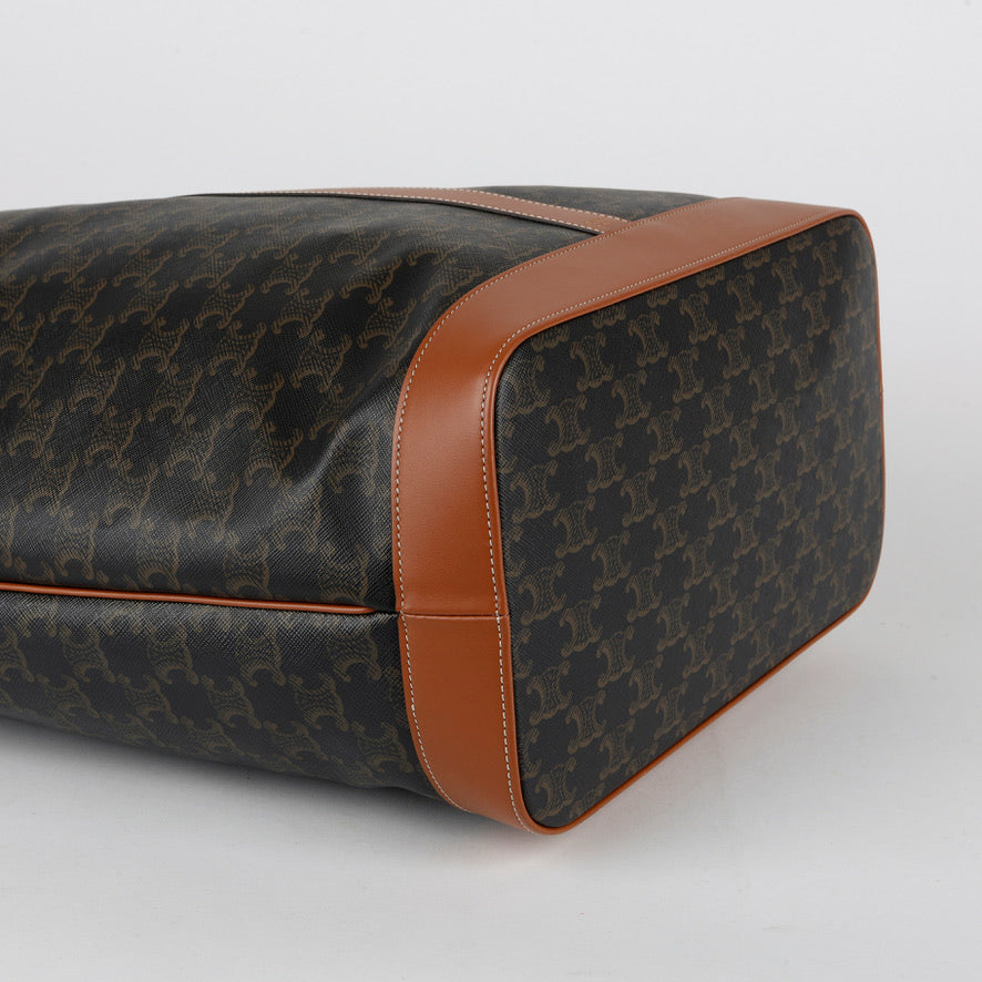 Medium Cabas Tote Triomphe Coated Canvas