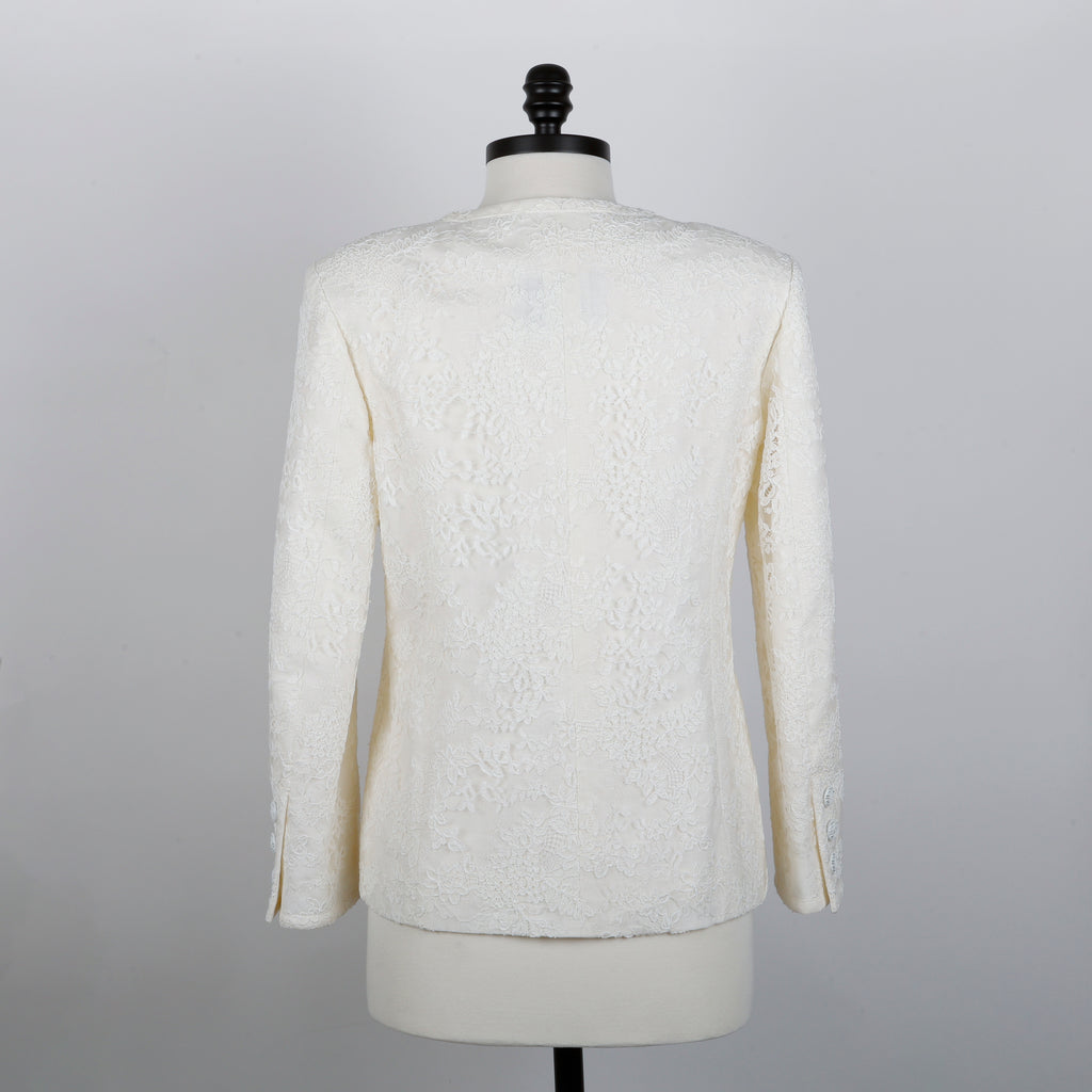 20C Cream Lace Jacket | Size 38