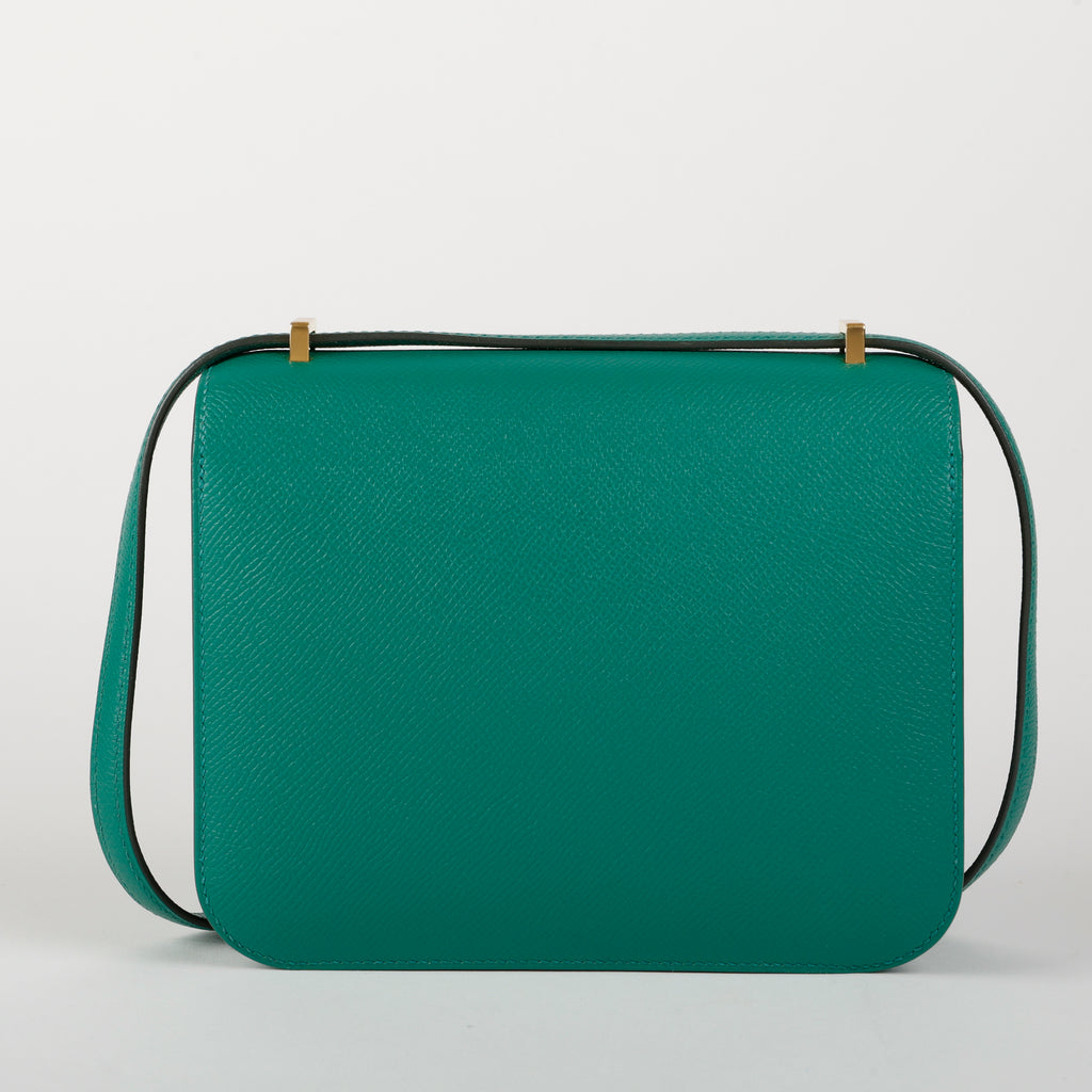 Constance 18 Epsom Vert Jade Gold Hardware